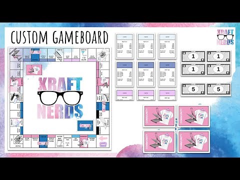 Kraft Nerds Custom Game Board