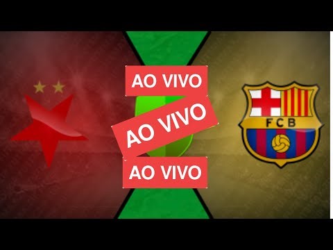 SLAVIA PRAHA X BARCELONA AO VIVO COM IMAGENS JOGO DE HOJE GAMEPLAY PES 2018 PS4