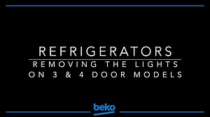 Refrigerators - Removing The Lights on 3 & 4 Door Models
