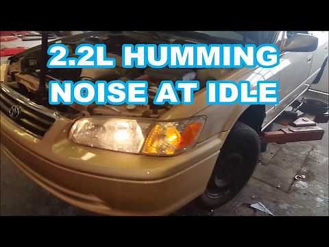 HUMMING / BUZZING SOUND AT IDLE SOLVED - TOYOTA CAMRY 2.2L 2001 NOISE Fix
