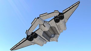TXR-3 Valiant Supersonic Bomber - Download Free 3D model by pandoraskitten