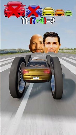 Big & Small Cars vs the world's most famous people 22
