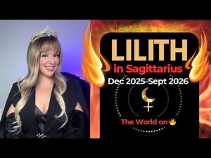 2026 Lilith, the Black Moon 🌑, in Sagittarius ♐️ #astrology #lilithinsagittarius #lilith #horoscope