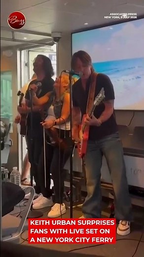 Keith Urban Stuns NYC Ferry Passengers With Surprise Live Performance After 'Flow State' Release