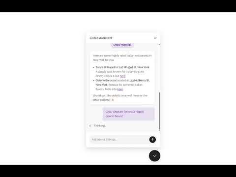ChatGPT Meets Listeo: Smart Search in Action