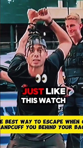 The Best Way to Escape When Cop Handcuff You Behind Your Back !