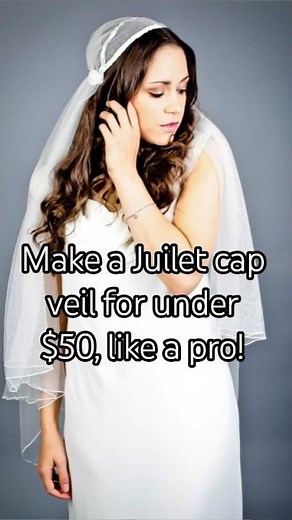 How to Make a Juliet Cap Veil Step by Step