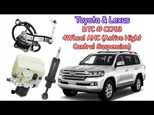 #Toyota#Lexus#4x4#AHC#C1763#AbnormalPumpMotor#OilPressure#HowToSolve#ActiveHightControlSuspension