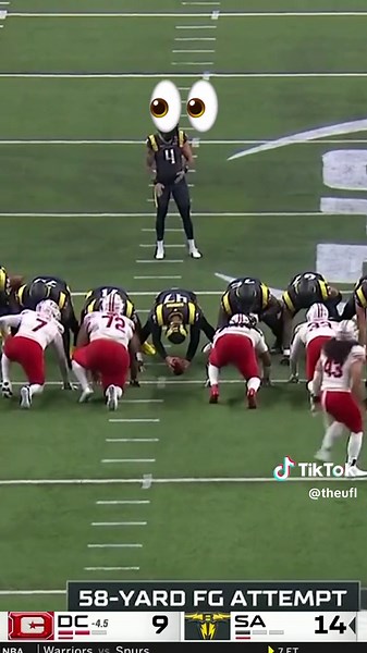 PLAY OF THE YEAR IN WEEK 1?! 🔥 #ufl #xfl #usfl #sanantoniobrahmas #deestroying @San Antonio Brahmas