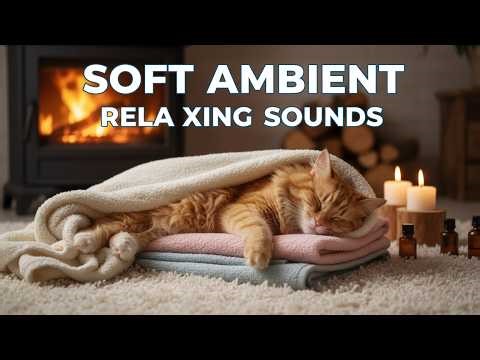 Cozy Cat Purring All Night 🐱 for Insomnia Relief, Anxiety Calm and Deep Restful Sleep Every Night