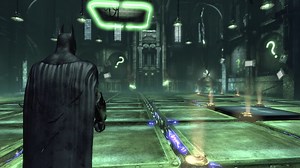 If you cheat during the first Riddler room and use the line launcher to skip to the end, Riddler will acknowledge it. (watch with sound)