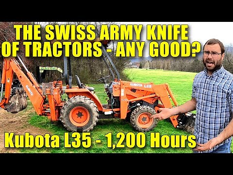 KUBOTA L35 BACKHOE TRACTOR - QUICK REVIEW BEFORE I SELL IT!