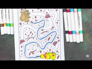 Solving the Maze of Help the Squirrel Find its Food🧩