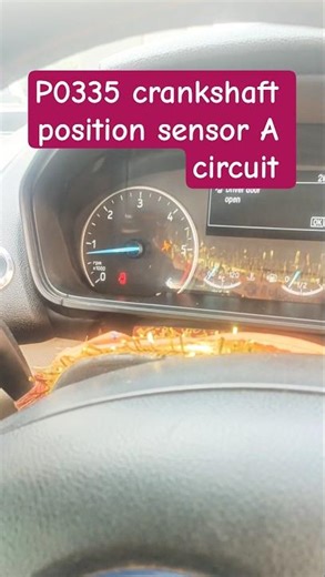#P0335 crankshaft position sensor A circuit #ford #ecosport #automobile #music