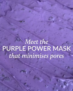 Apply our Purple Power Mask for 7 minutes and let it work it's magic. ​ Here's what's going to happen... ​ 💜 You are going to get only organic goodness on your skin, no synthetics or harsh ingredients. ​💜 It will minimise the look of large pores ​💜 It will deeply clean your skin, revealing a clear and calm complexion ​💜 It will smooth, hydrate and recharge your skin with natures goodness ​The results speak for themselves.... | Eco By Sonya