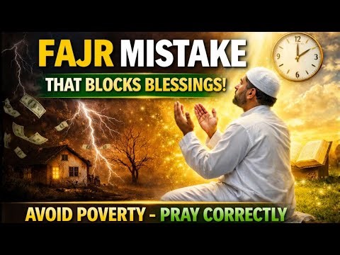 The One Fajr Prayer Mistake That Brings Poverty