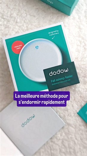 Resh | Testeuse et Concours Lover | DODOW 😳 Troubles du sommeil ? Difficultés à s'endormir ? Réveils nocturnes ou stress ? Le DODOW va changer vos nuits sans médicaments,... | Instagram