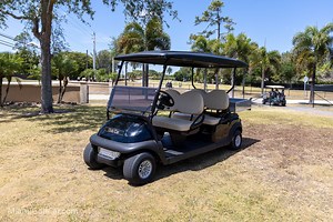 Club Car Precedent 4 Passenger Facing Forward With Aluminum Cargo Box SKU U245 - MIAMI GOLF CARTS NEW AND USED