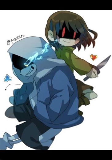 sans vs chara (battle edit ultradit jr)