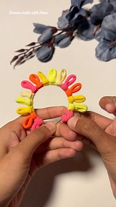 Diy hoop earrings ❤️ #earrings #handmade #diy #craft #relatable #shortsvideos | Hina Ansari