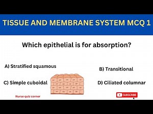 BODY TISSUE PRACTICE QUIZ/MCQ