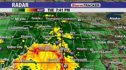 Tracking severe storms in the south and heavy rain potential tonight. | WDAY TV News
