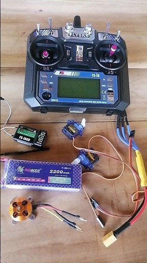RC Plane Electronics Connection | FlySky FS-i6 Transmitter Working #transmitter #receiver #rc