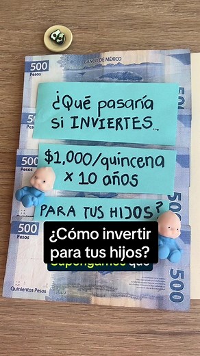 La cantidad del final 🤯 ¿Cómo puedes empezar a invertir para tus hijos? 📈📚 Conoce la herramienta Cetes Directo Niños e invierte seguro para el futuro de tus hijos. 🐣 #FinanzasPersonales #Ahorro #Inversion #Finanzas #Riqueza #Digitt