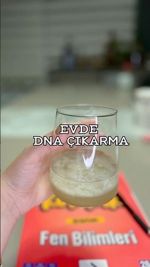 DNA extraction at home / extracting DNA from banana #experiment #science #science #preschoolactivity