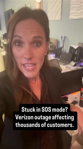 10 Tampa Bay News on Instagram: "Stuck in 'SOS'? It's not just you. More than 100,000 Verizon customers have experienced outages Wednesday."
