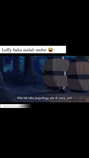 Luffy baka malah molor 😂😝 #anime #onepiece #oplovers #like | Fahmiaa