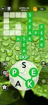 Wordscapes Level 26 walkthrough solution answer gameplay #wordscapes