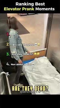 Ranking Best Elevator Prank Moments #shortsviral