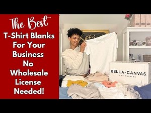 Bella Canvas The Best Blanks For Your Clothing Brand | No Wholesale License Needed!