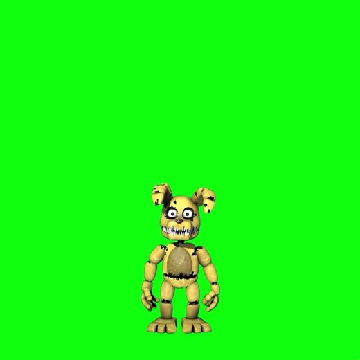 Plushtrap FNaF Workshop Animation | Green Screen