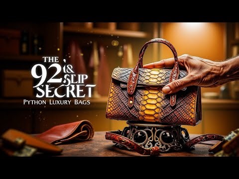 HOW PYHTON LUXURY BAGS ARE MADE TRACEABILITY + ARTISTRY