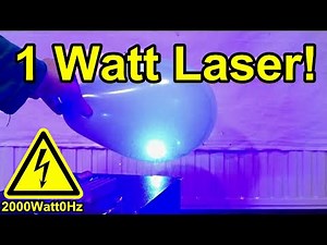 1Watt Laser Demo!