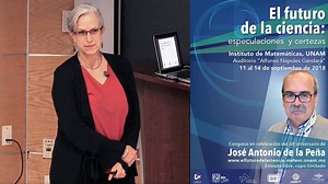 Teoria matemática del control encuentro de áreas Plática dada por Luz de Teresa (Instituto de Matemáticas de la UNAM) en el Congreso "El futuro de la ciencia" para celebrar el 60 aniversario José Antonio de la Peña el jueves 13 de septiembre del 2018 en el Auditorio Alfonso Nápoles Gándara del Instituto de Matemáticas de la UNAM Video proporcionado por Ciencias TV Video en Facebook https://facebook.com/Ciencias.TV/videos/1804766122964971/ Video en Youtube https://youtu.be/QGEv3KEU3T8 Otros video