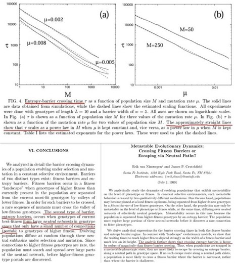 Metastable Evolutionary Dynamics: Entropy Barriers Fastest to Cross via Synchronicities #powerlaws