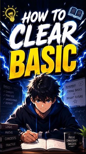 HOW TO CLEAR BASIC 🔥#study #studytips #exams