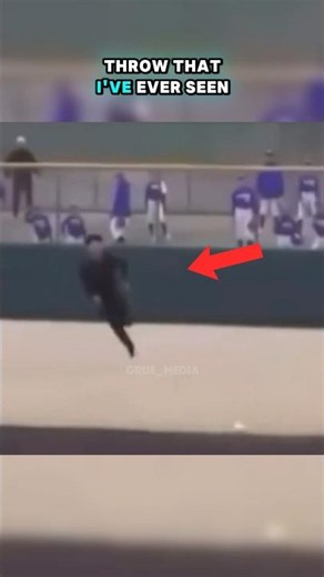 This throw was PERFECT… 🤩 #baseball
