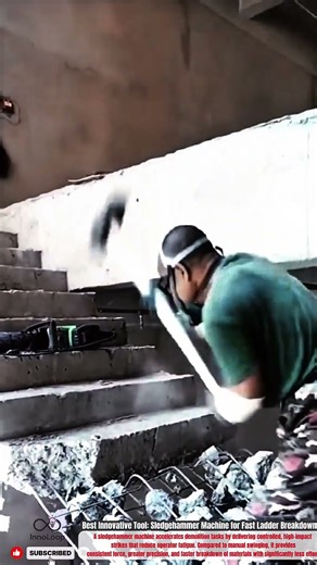 Best Innovative Tool: Sledgehammer Machine for Fast Ladder Breakdown #innovative #tool
