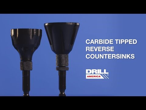 Carbide Tipped Reverse Countersinks from Drill America