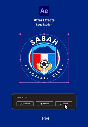 SABAH FC Logo motion 💻 Software: Adobe After Effects (AE) Adobe Illustrator (AI) @Sabah FC #Motion #Logo #AfterEffects #FootballEdits #Design