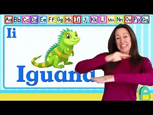 Alphabet Phonics Signing for Babies ASL | Letter I | Patty Shukla | Learn to Read | Nursery Rhyme - Videos For Kids