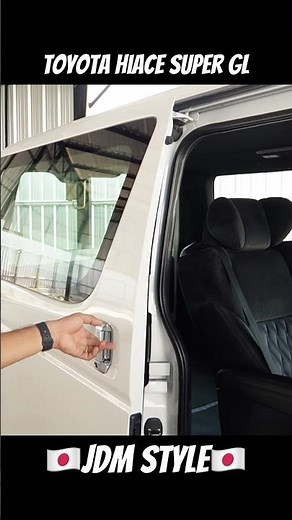 Toyota Hiace Super GL, a million-baht Japanese-spec van with left and right doors. Watch the full...
