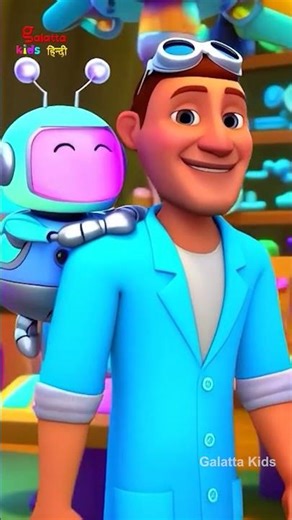 छोटा, छोटा रोबोट - The Little Robot | Hindi Nursery Rhymes for Children's | Galatta Kids | Shorts