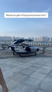 103K views · 16 reactions | Witness the future of transportation with this incredible flying autonomous robo taxi. Just select your destination, and watch as this cutting-edge technology takes to the skies, navigating seamlessly to get you there. No pilot, no traffic, just a smooth, futuristic ride that redefines the way we travel. The era of flying cars is here, and it's more exciting than ever! | Asian Technology | Facebook