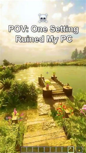 POV: Installed Realistic Graphics Mod in Minecraft 🔥 | RTX / Shader Gaming #minecraft #shortsvideo