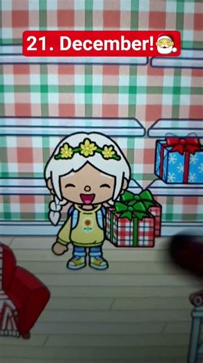 21. december!🎅 Home made advent calendar in Toca boca!🎁#tocaboca #tocalifeworld #christmas #calendar